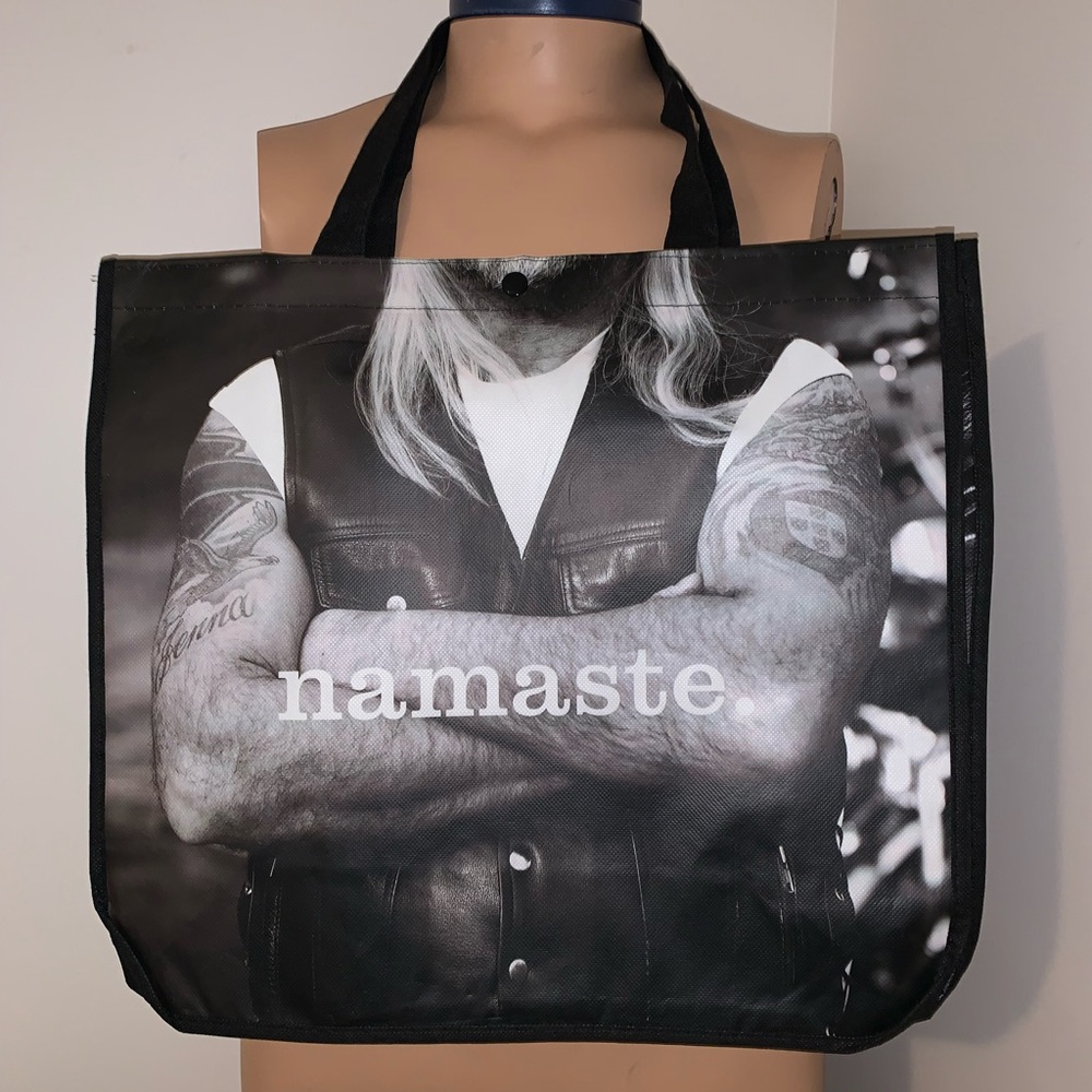 Lululemon Reusable Tote Bag Namaste 15.5x14x6 inches New